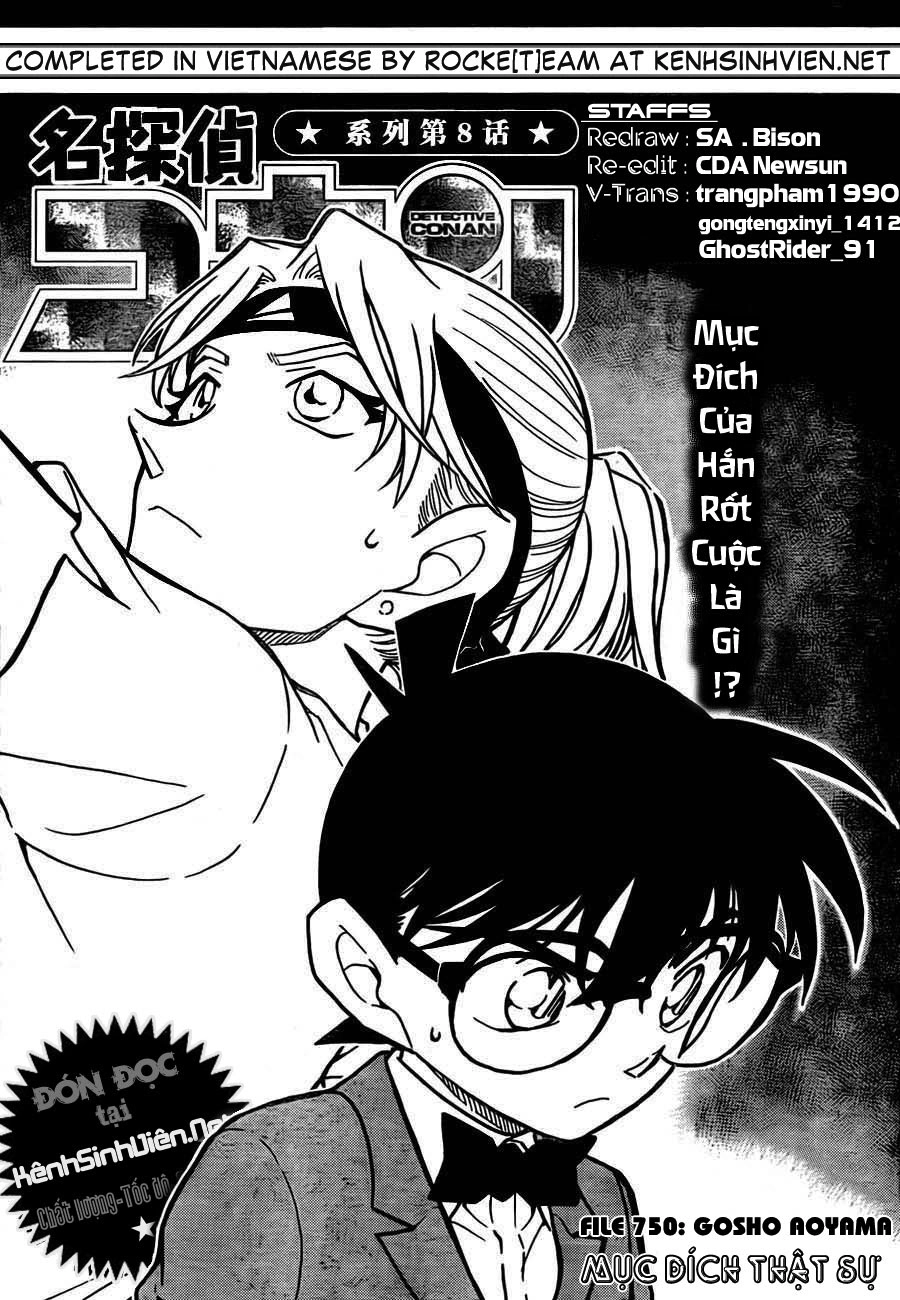 Thám Tử Conan Chapter 750 - 1