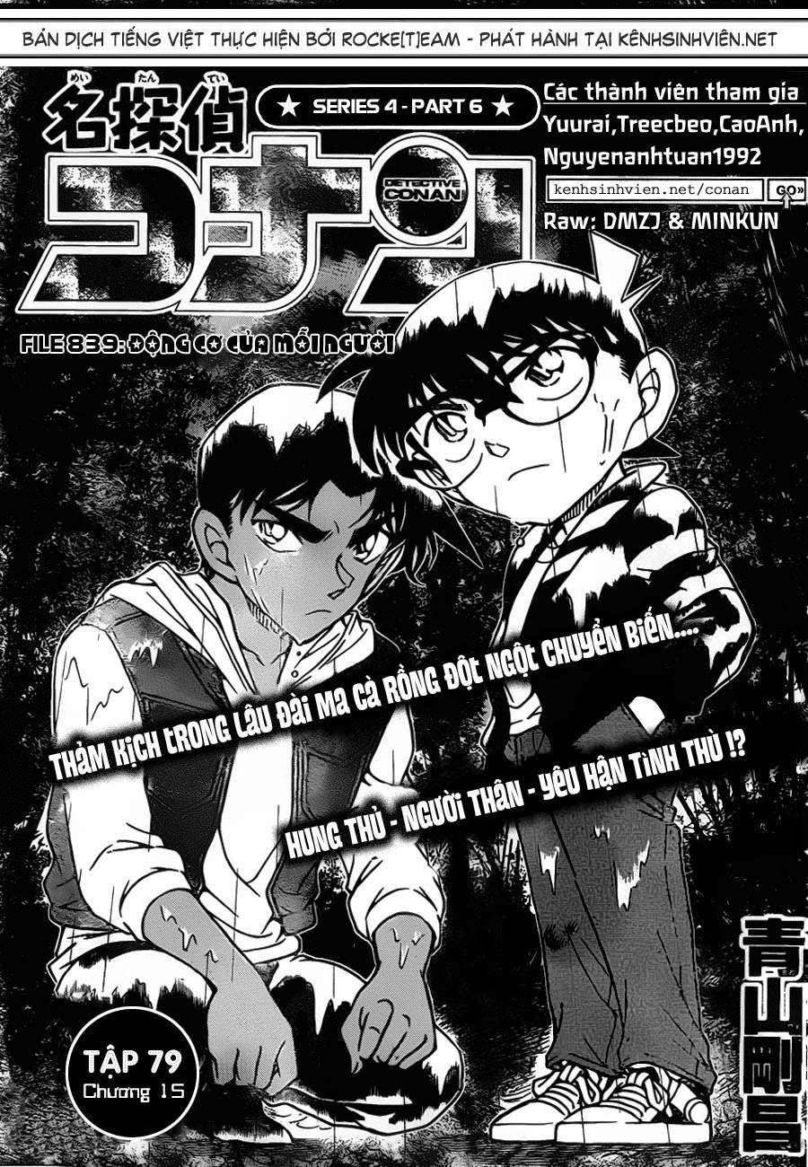 Thám Tử Conan Chapter 839 - 1