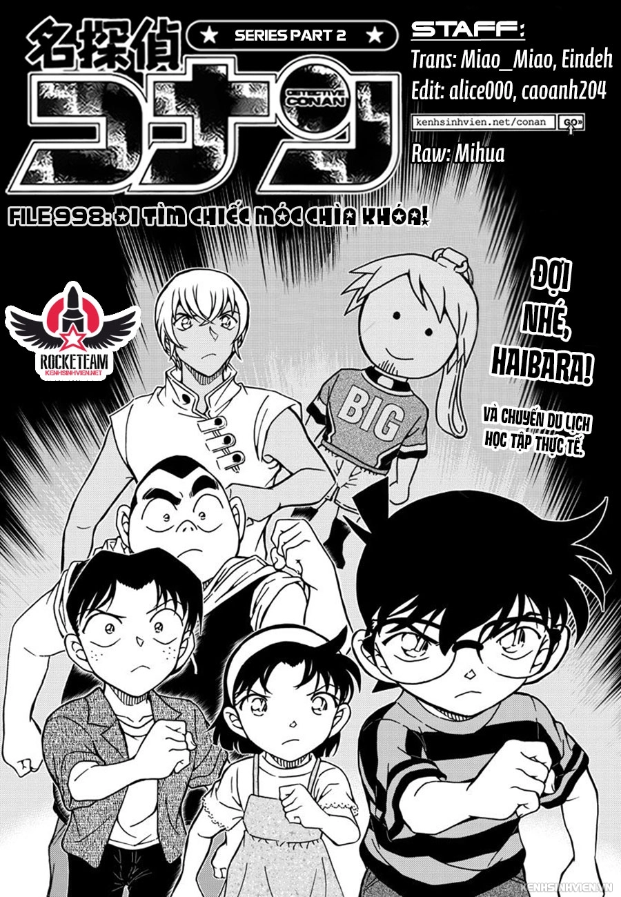 Thám Tử Conan Chapter 998 - 1
