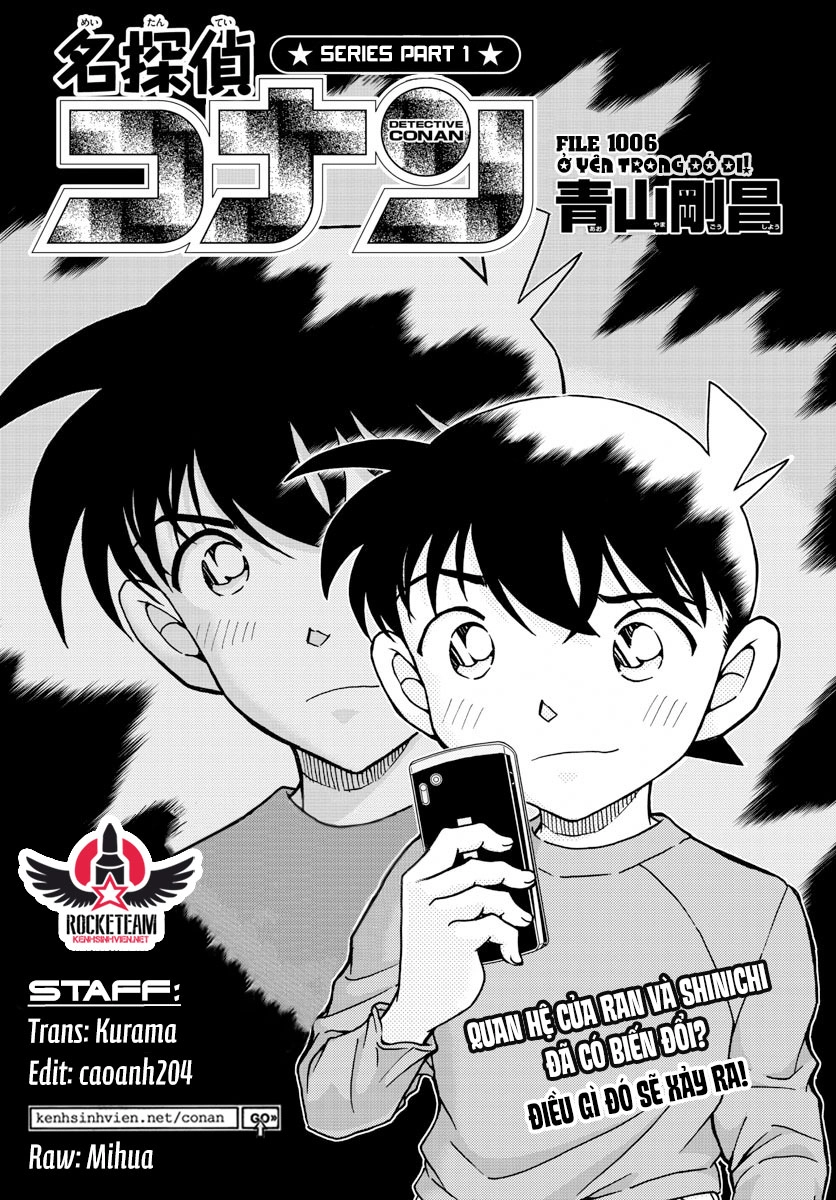 Thám Tử Conan Chapter 1006 - 1