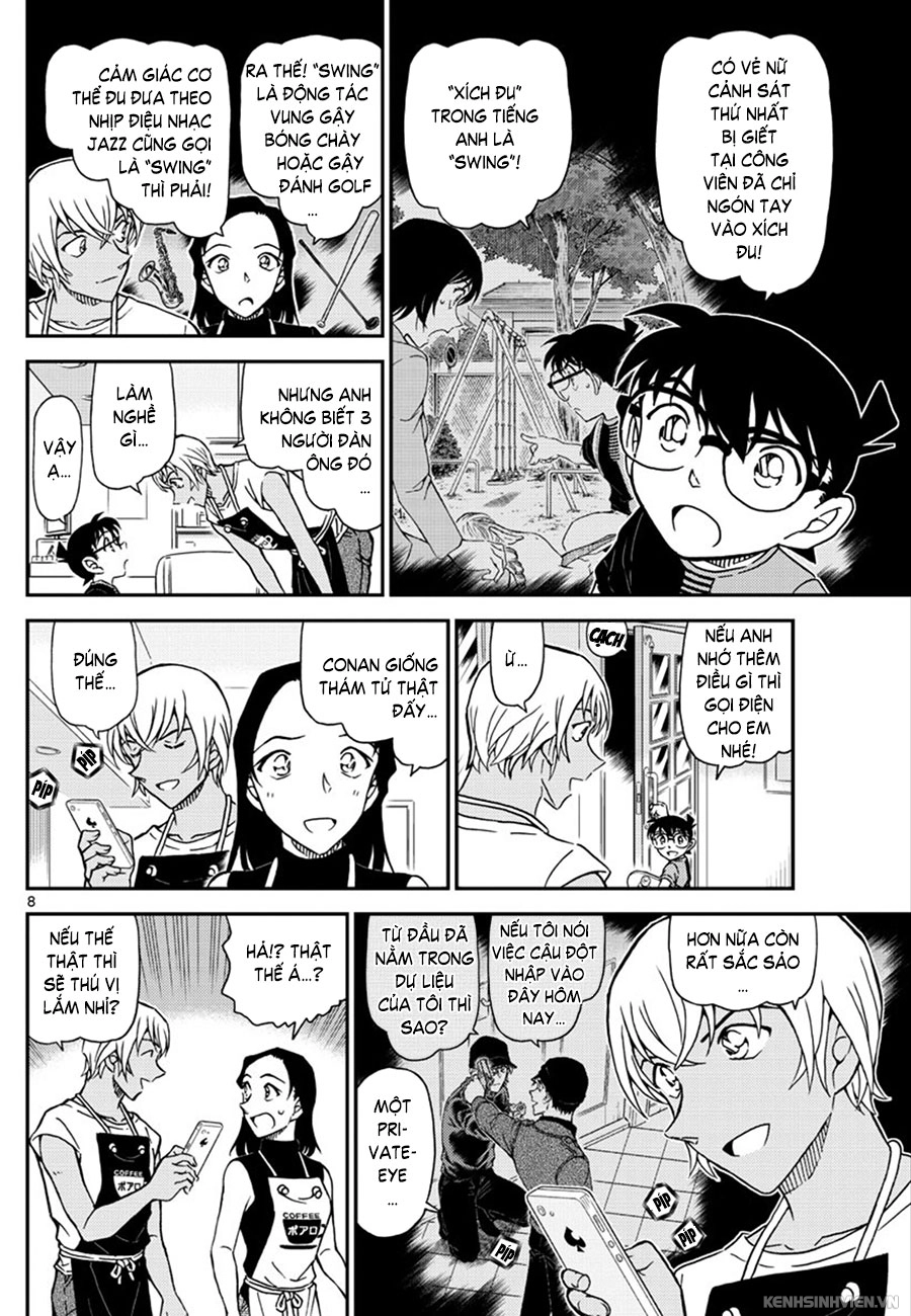 Thám Tử Conan Chapter 1015 - 8