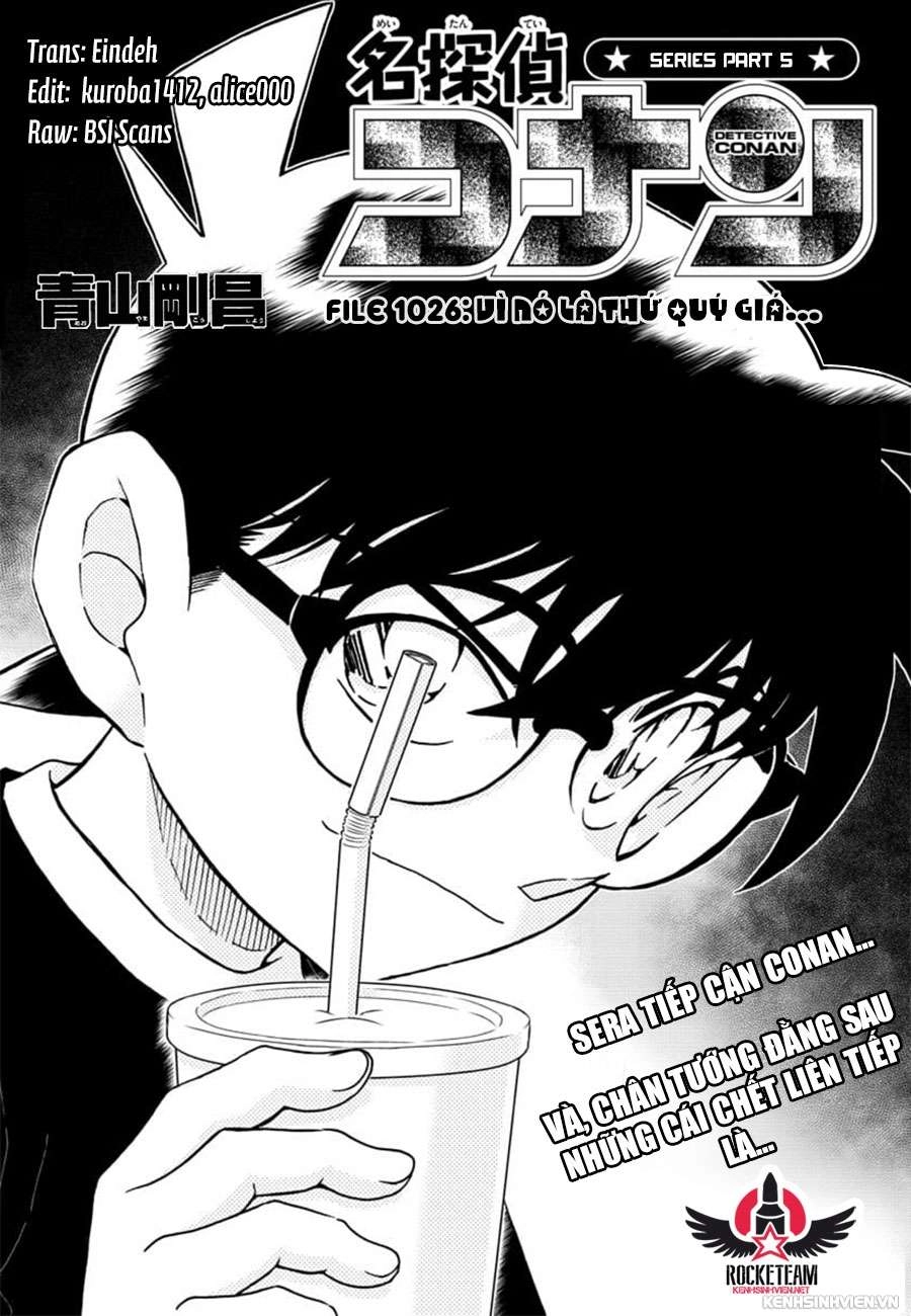 Thám Tử Conan Chapter 1026 - 1
