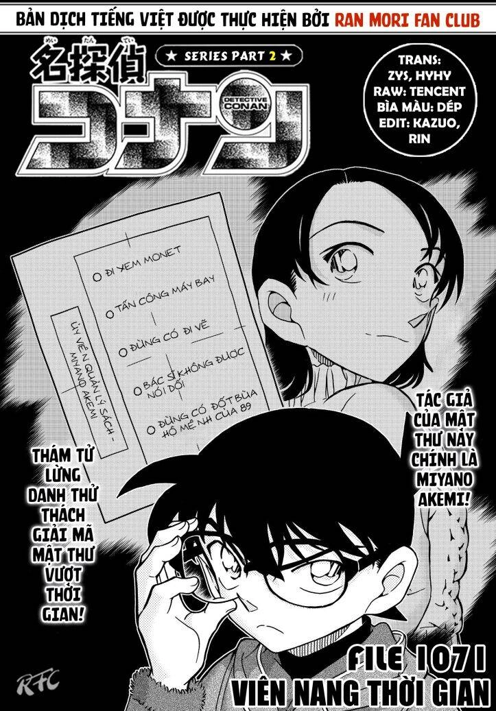 Thám Tử Conan Chapter 1071 - 2