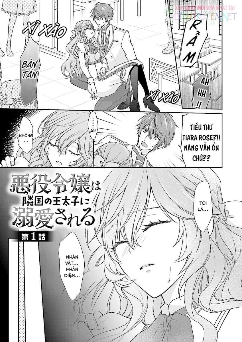 Tình Yêu Của Thái Tử Nước Láng Giềng Và Nữ Phản Diện Chapter 1 - 1