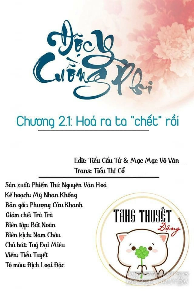 Độc Y Cuồng Phi Chapter 3 - 1