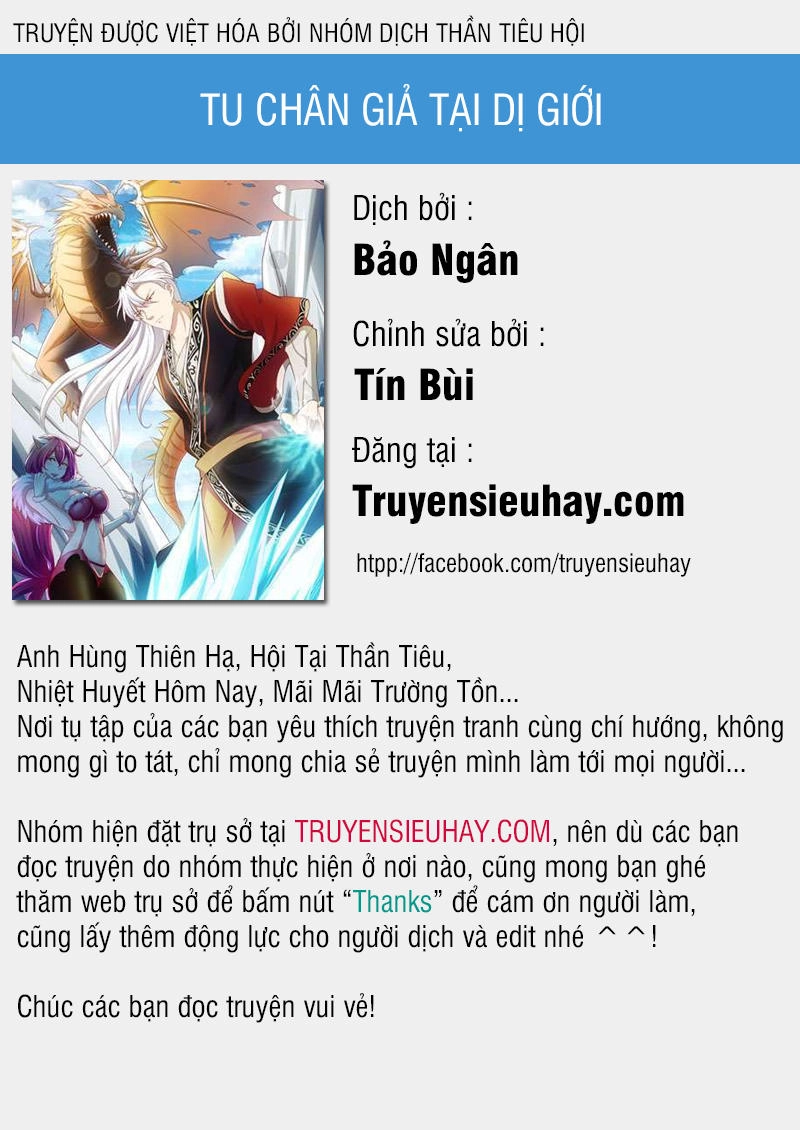 Tu Chân Giả Tại Dị Thế Chapter 20 - 1