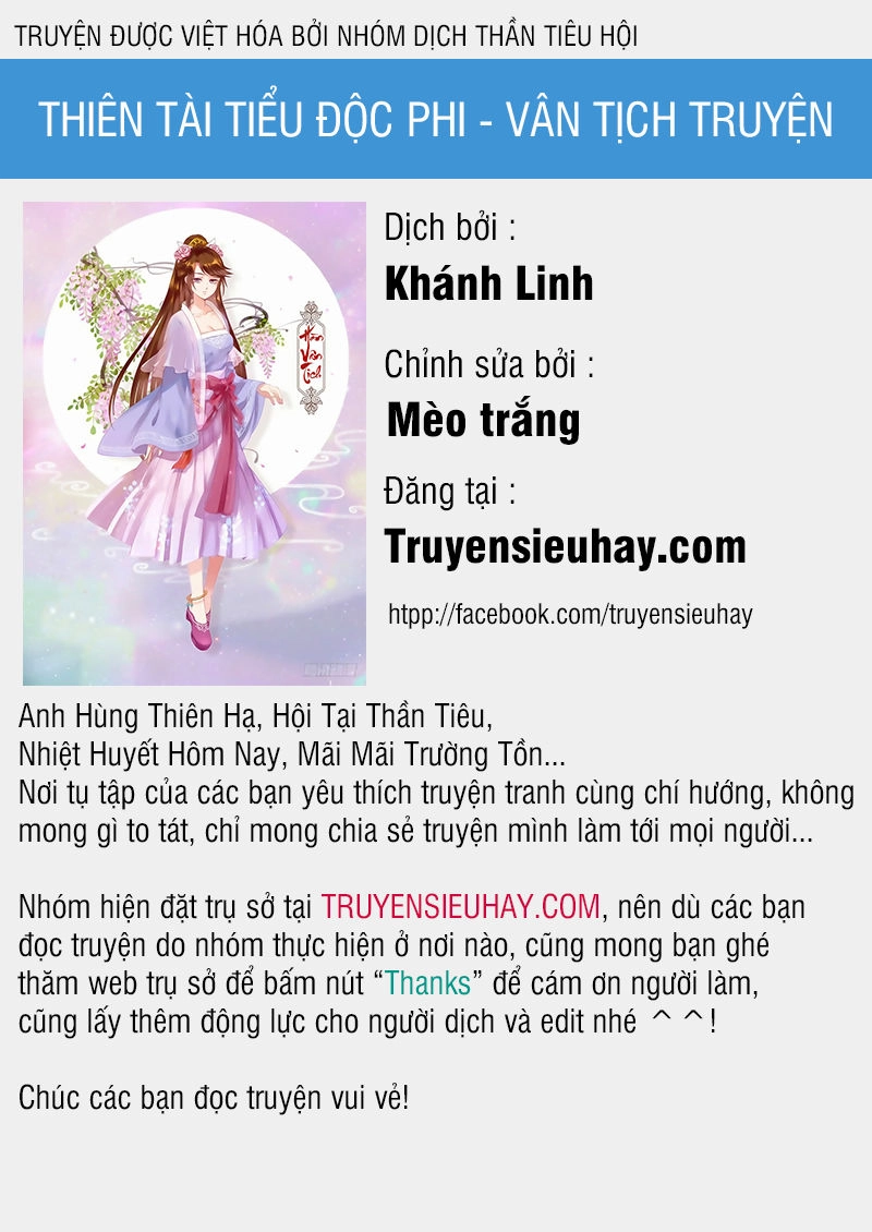 Thiên Tài Tiểu Độc Phi Chapter 79 - 1