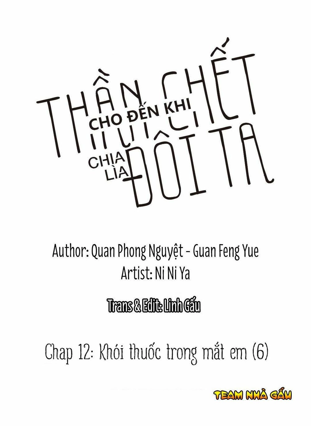 Cho Đến Khi Thần Chết Chia Lìa Đôi Ta Chapter 12 - 3