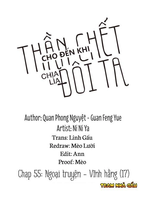 Cho Đến Khi Thần Chết Chia Lìa Đôi Ta Chapter 55 - 1