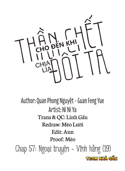 Cho Đến Khi Thần Chết Chia Lìa Đôi Ta Chapter 57 - 1