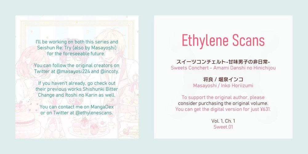 Sweets Conchert - Amami Danshi No Hinichijou Chapter 1 - 17