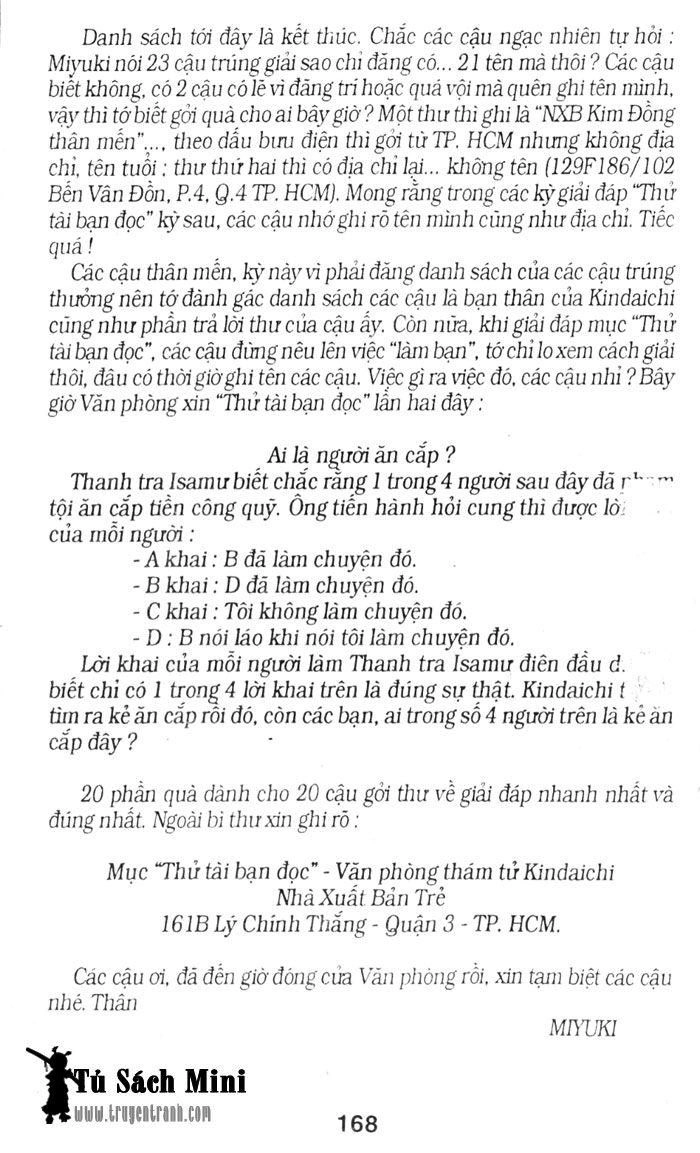 Thám Tử Kindaichi Chapter 44.2 - 20