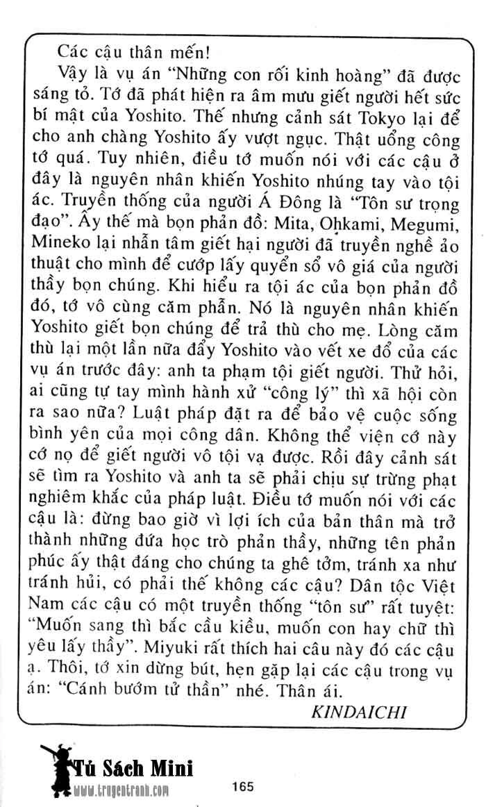Thám Tử Kindaichi Chapter 164 - 38