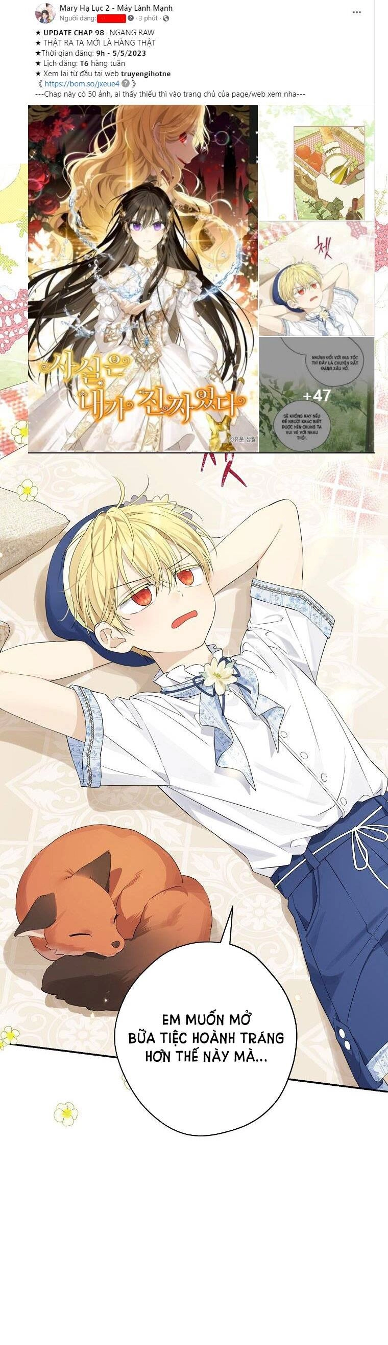 Thực Ra Tôi Mới Là Thật Chapter 98.1 - 3