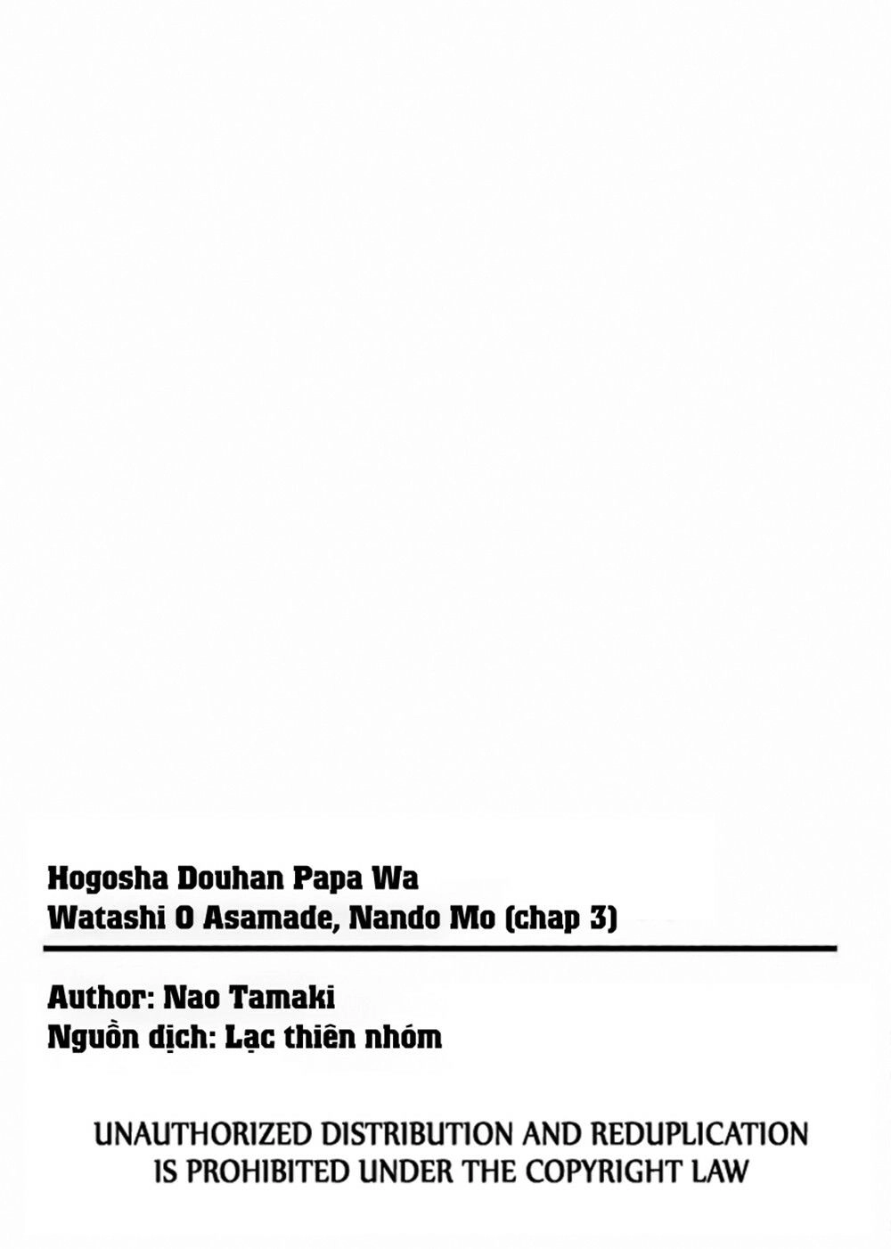 Hogosha Douhan Papa Wa Watashi O Asamade, Nando Mo Chapter 3 - 27