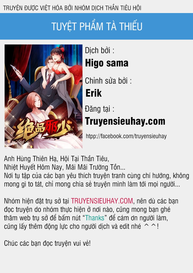 Tuyệt Phẩm Tà Thiếu Chapter 34 - 1