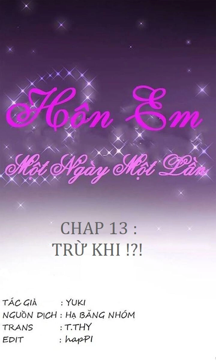 Hôn Em Một Ngày Một Lần Chapter 13 - 4