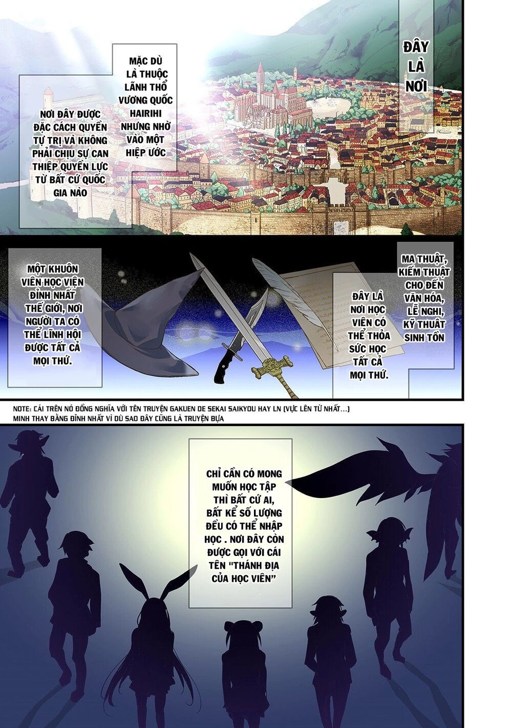 Arifureta Học Viện Ma Thuật Đỉnh Nhất Thế Giới Chapter 1 - 3