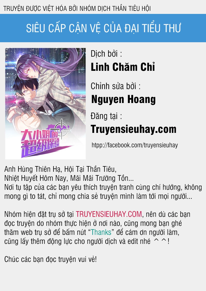 Siêu Cấp Hộ Vệ Của Đại Tiểu Thư Chapter 5 - 1
