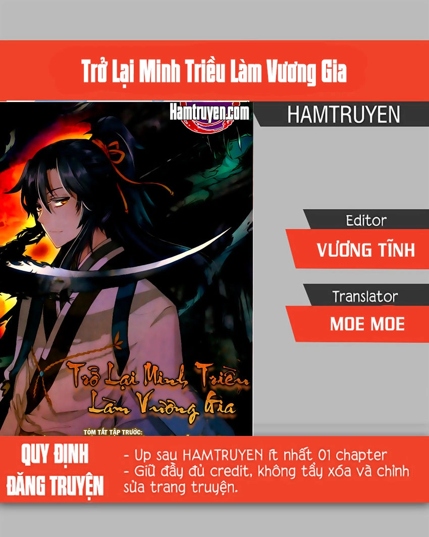 Trở Lại Minh Triều Làm Vương Gia Chapter 8 - 1