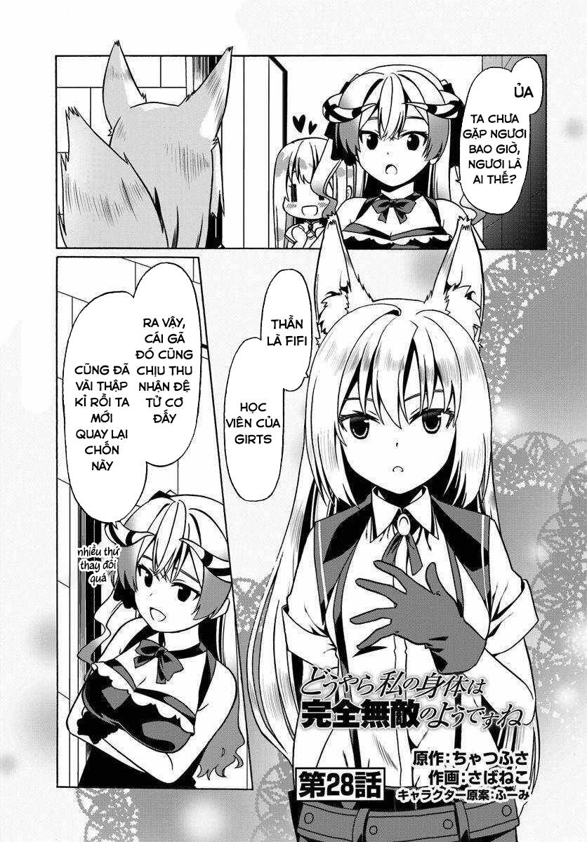 Douyara Watashi No Karada Wa Kanzen Muteki No You Desu Ne Chapter 28 - 2