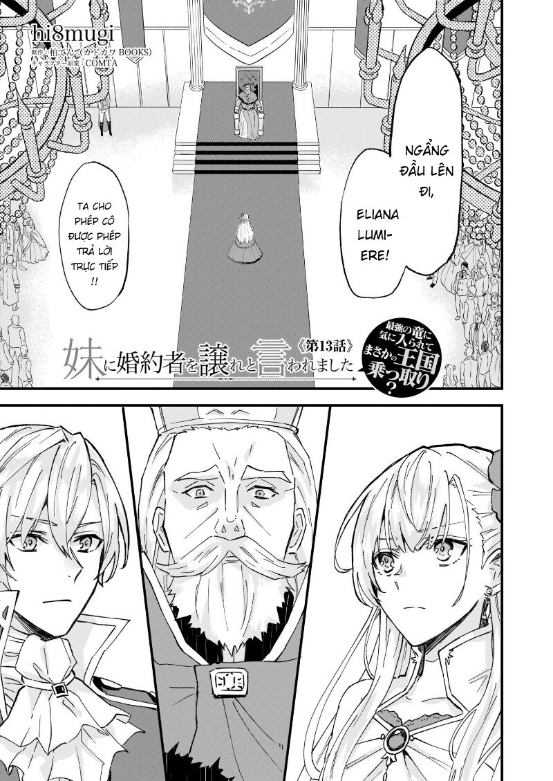 Imouto Ni Fiancee Wo Yuzure To Iwaremashita, Saikyou No Ryuu Ni Kiniirarete Masakano Okoku Nottori? Chapter 13 - 2