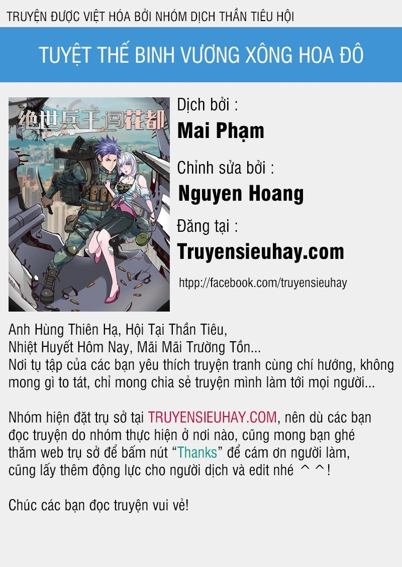 Tuyệt Thế Binh Vương Xông Hoa Đô Chapter 13 - 1