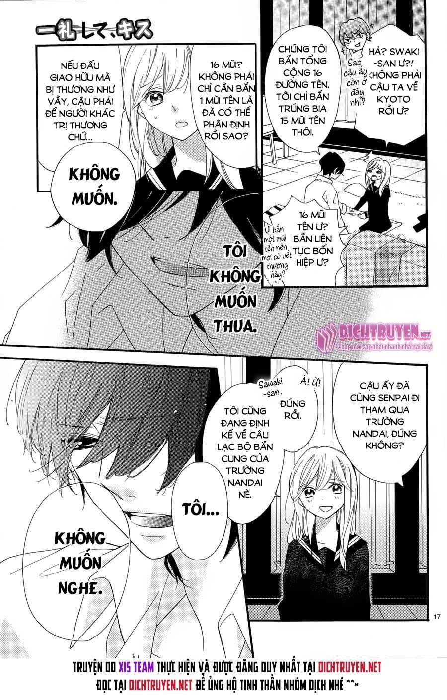 Ichirei Shite, Kiss Chapter 12 - 17