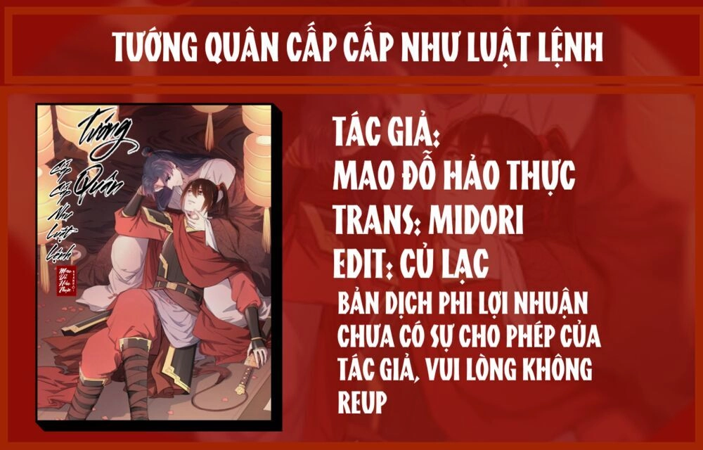Tướng Quân Cấp Cấp Như Luật Lệnh Chapter 24 - 2