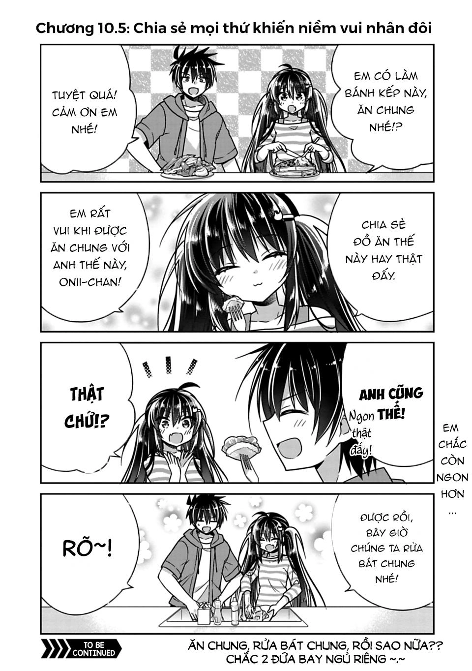 Siscon Ani To Brocon Imouto Ga Shoujiki Ni Nattara Chapter 10.5 - 1