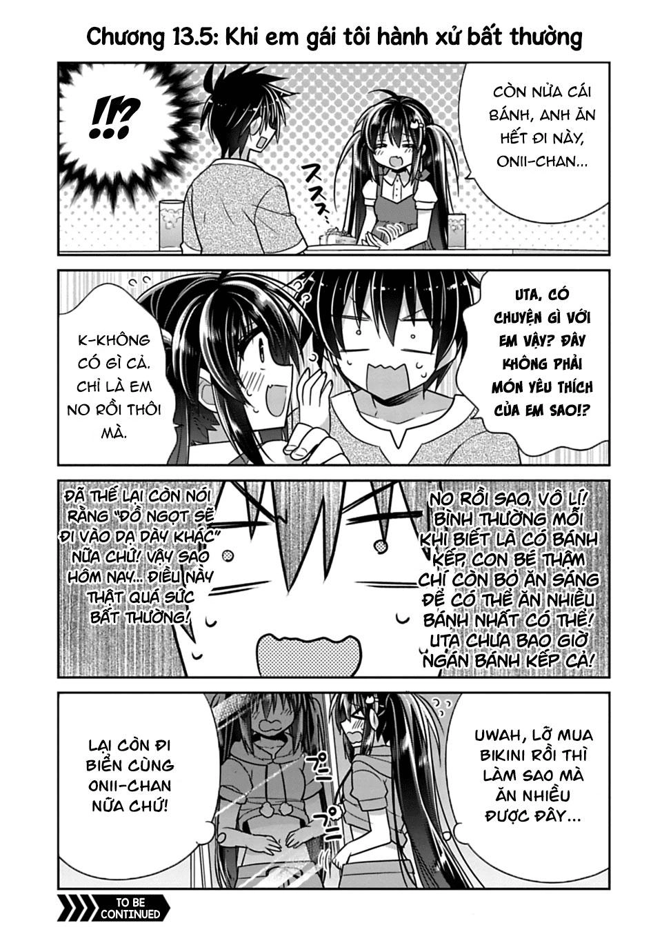 Siscon Ani To Brocon Imouto Ga Shoujiki Ni Nattara Chapter 13.5 - 1