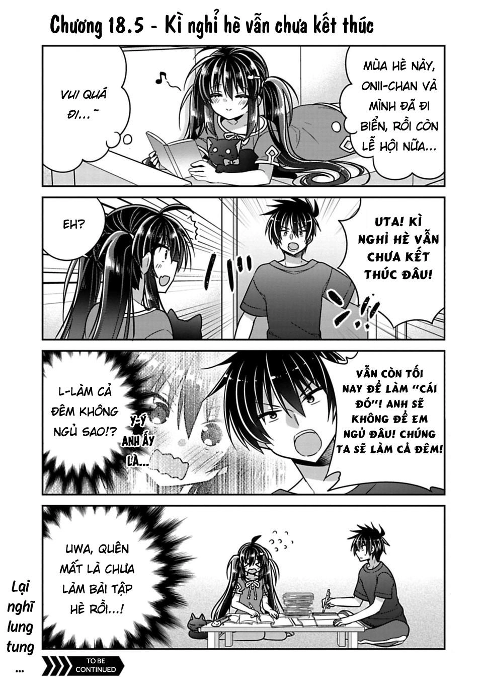 Siscon Ani To Brocon Imouto Ga Shoujiki Ni Nattara Chapter 18.5 - 1