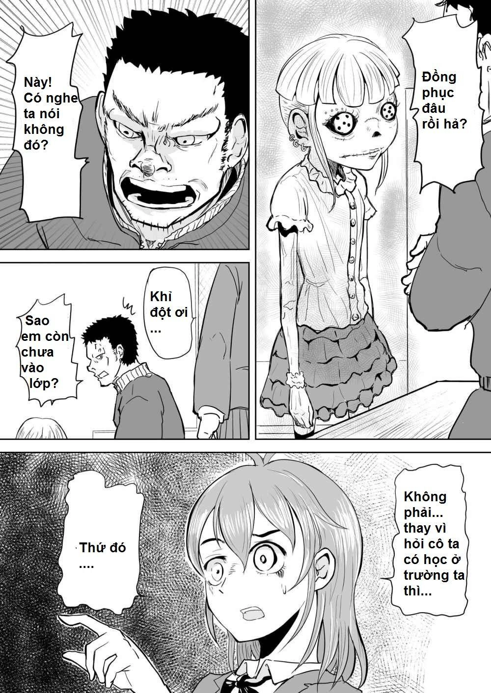 Manga Về Giáo Viên Thể Dục Lẽ Ra Phải Chết Đầu Phim Kinh Dị Chapter 1 - 2