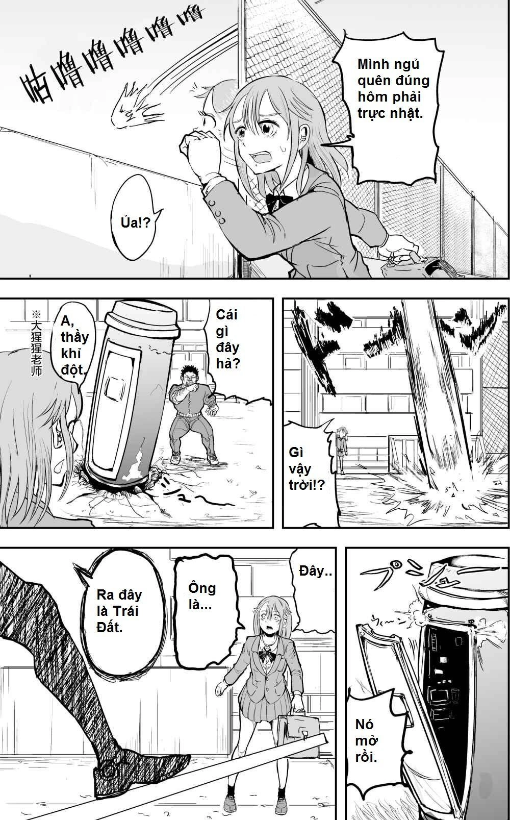 Manga Về Giáo Viên Thể Dục Lẽ Ra Phải Chết Đầu Phim Kinh Dị Chapter 4 - 1