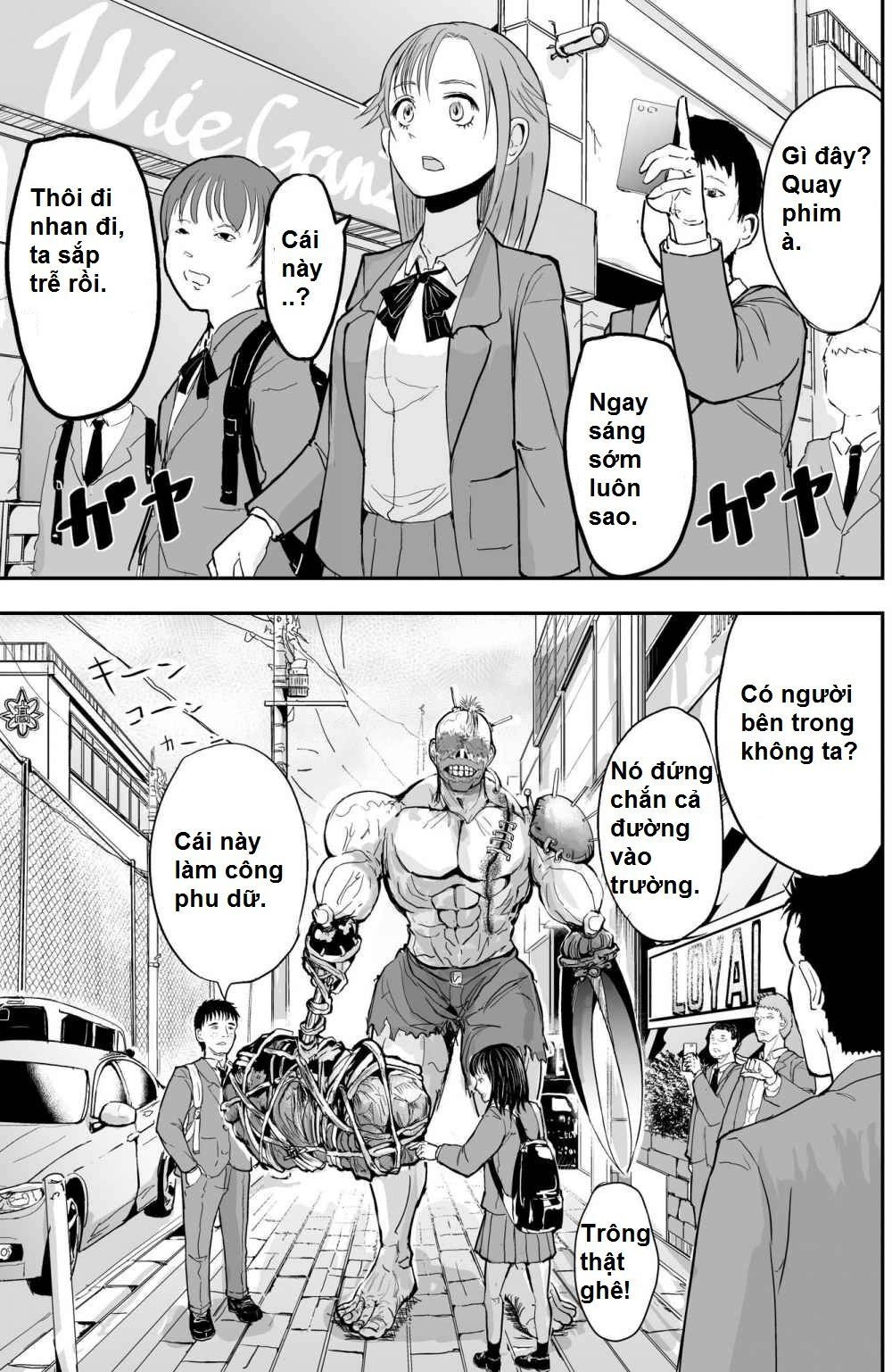 Manga Về Giáo Viên Thể Dục Lẽ Ra Phải Chết Đầu Phim Kinh Dị Chapter 6 - 1