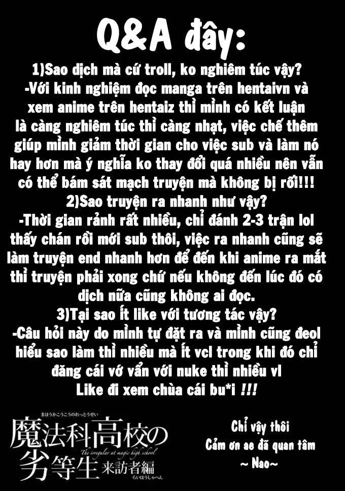 Mahouka Koukou No Rettousei – Raihousha Hen Chapter 24 - 34