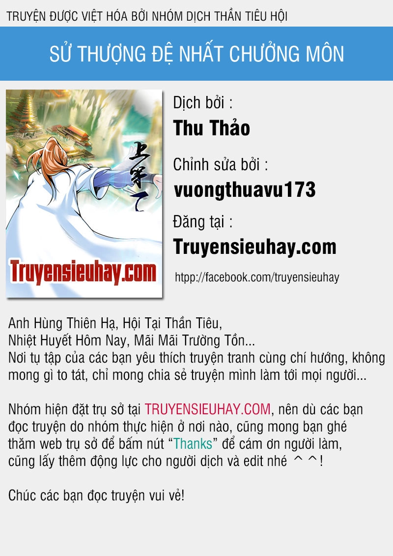 Sử Thượng Đệ Nhất Chưởng Môn Chapter 55 - 1