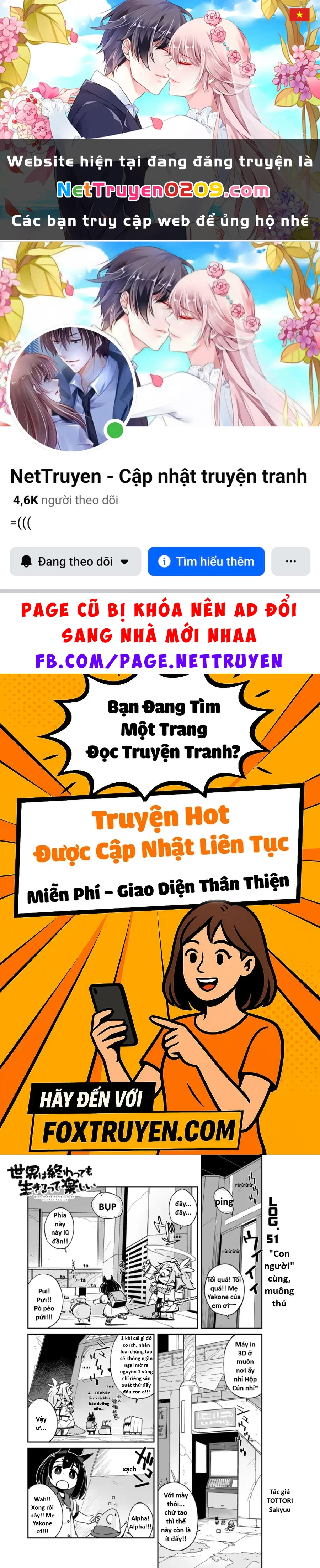 Ngay Cả Khi Hậu Tận Thế, Thật Hạnh Phúc Vẫn Còn Được Sống... Chapter 51.1 - 1