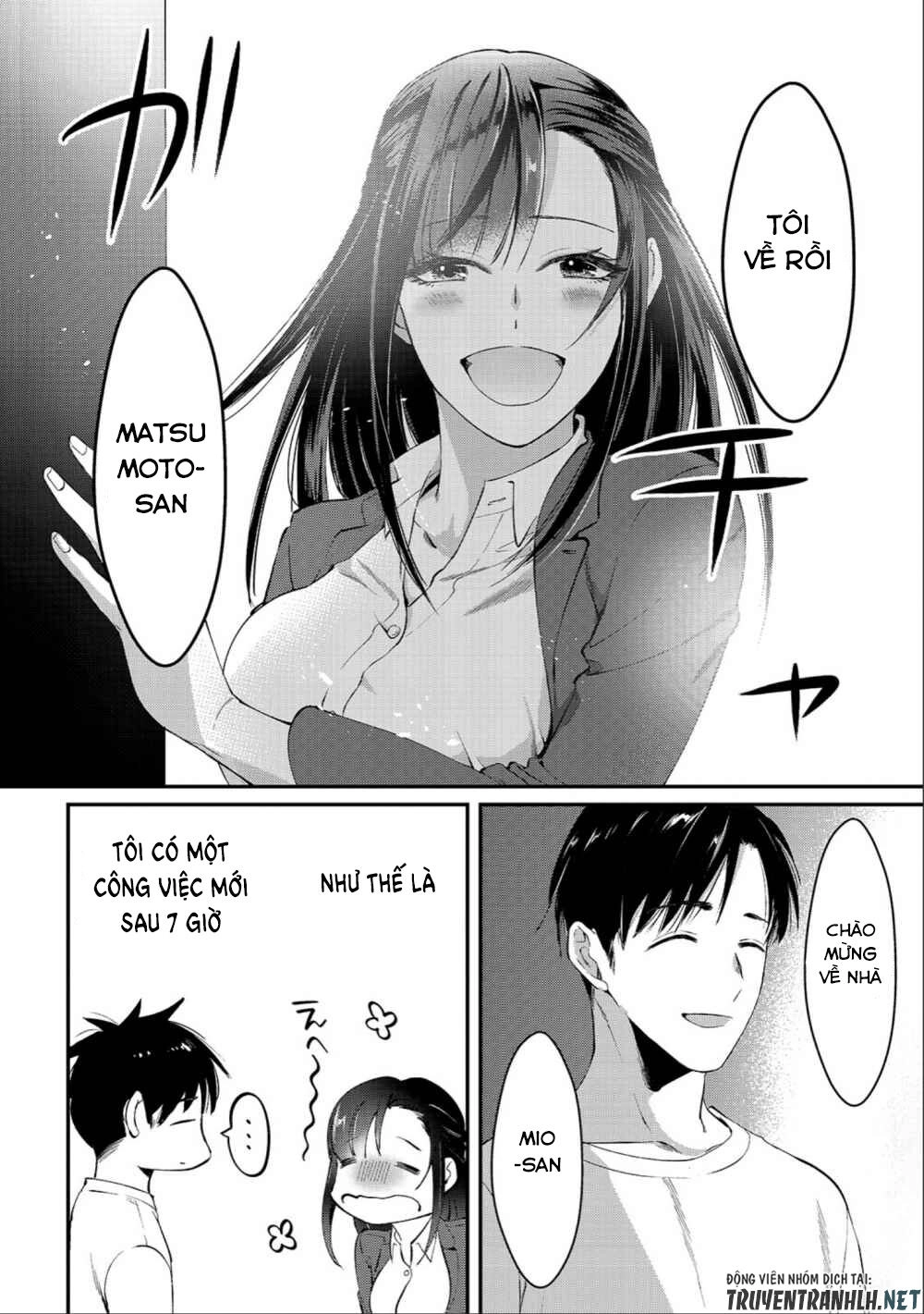Tsuki 50-Man Moratte Mo Ikigai No Nai Tonari No Onee-San Ni 30-Man De Yatowarete 'Okaeri' Tte Iu Chapter 1 - 30