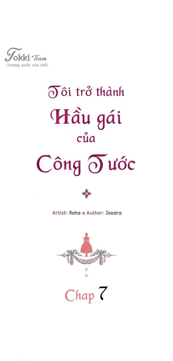 Tôi Trở Thành Hầu Gái Của Một Công Tước Chapter 7 - 1