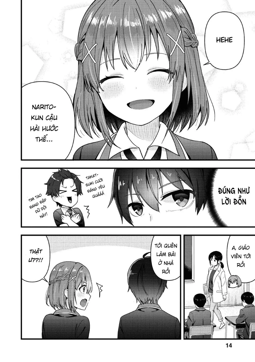 Tonari No Seki Ni Natta Bishoujo Ga Horesaseyou To Karakatte Kuru Ga Itsunomanika Kaeriuchi Ni Shite Chapter 1 - 14