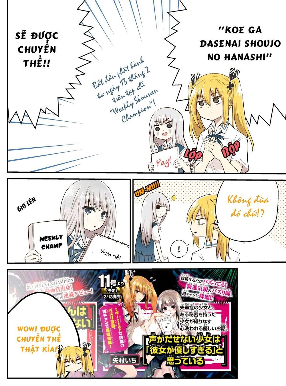 Cô Gái Câm Và Người Bạn Mới Chapter 7.5 - 1