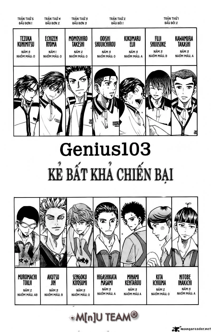 Hoàng Tử Tennis Chapter 103 - 1
