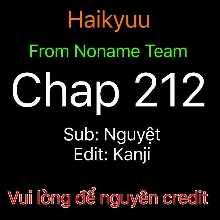Haikyuu Chapter 212 - 1