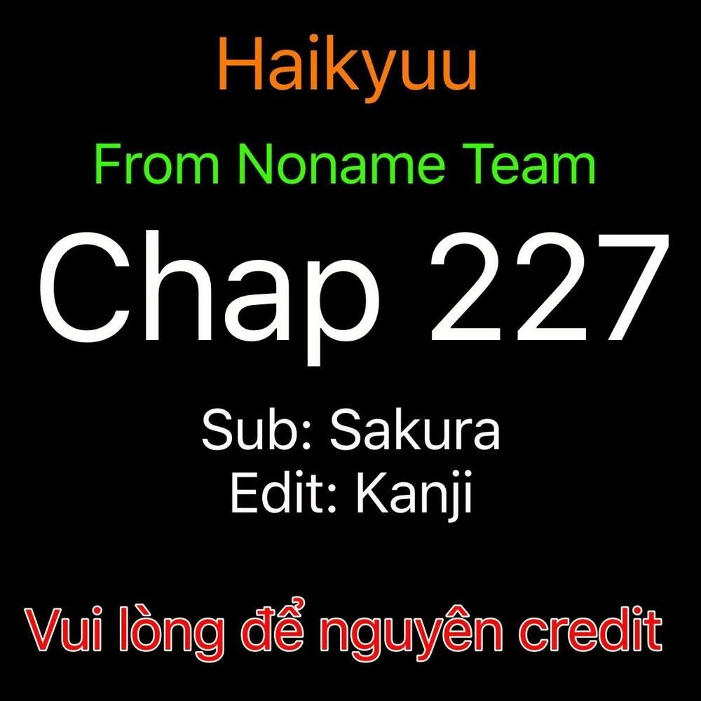 Haikyuu Chapter 227 - 1