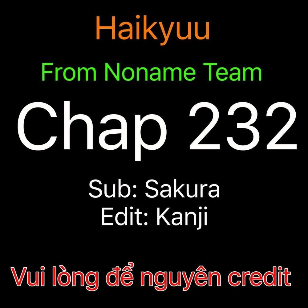 Haikyuu Chapter 232 - 1