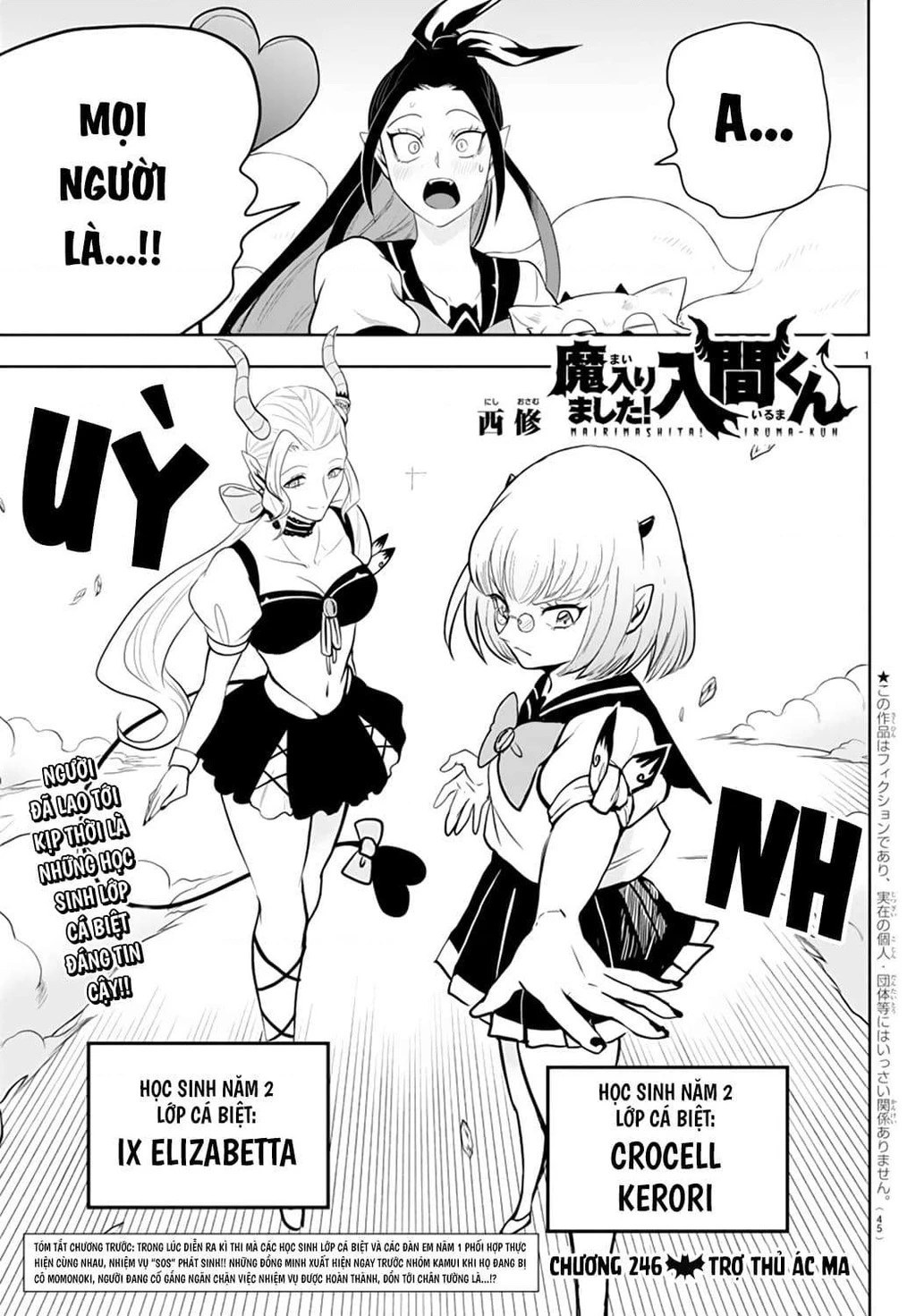 Chào Mừng Cậu Đến Trường Iruma-Kun Chapter 272.05 - 2
