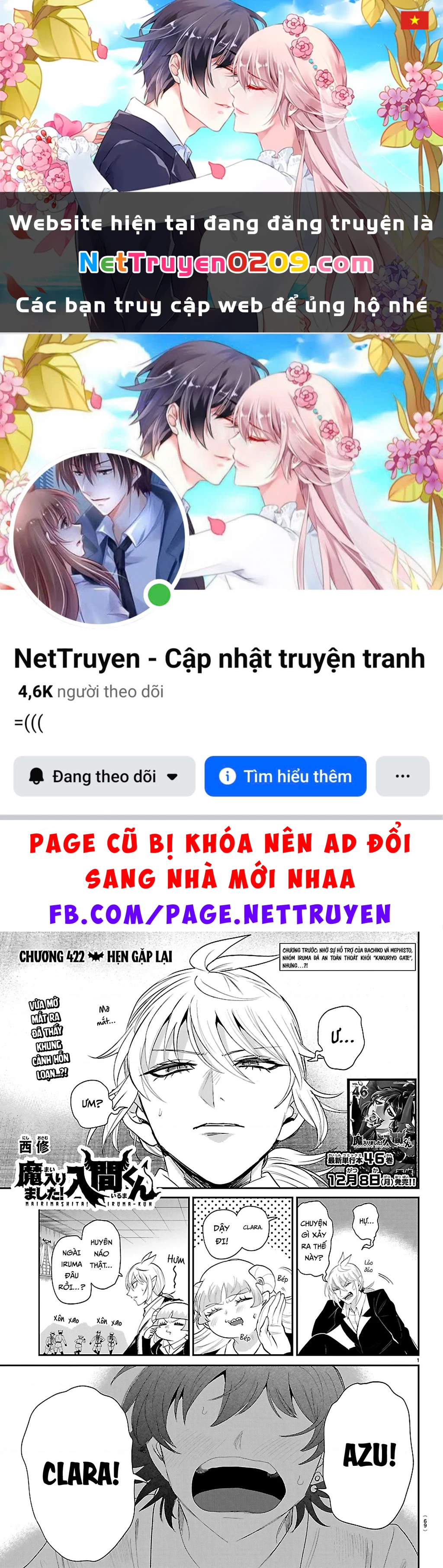 Chào Mừng Cậu Đến Trường Iruma-Kun Chapter 422 - 1