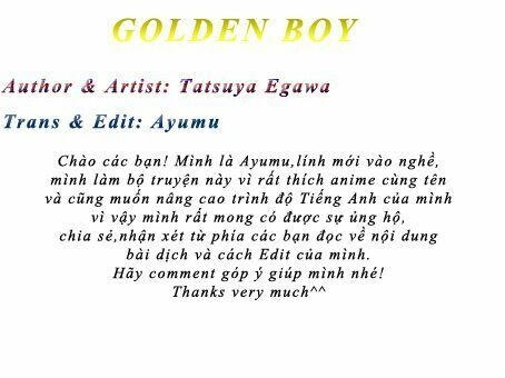 Golden Boy Chapter 4 - 1