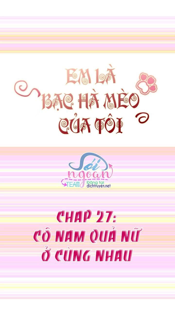 Em Là Bạc Hà Mèo Của Tôi Chapter 27 - 1